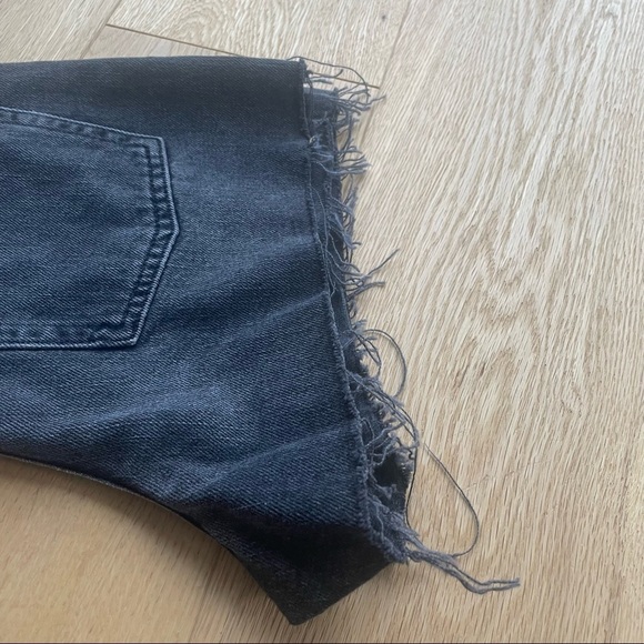 NWT TOPSHOP MOM BLACK SHORTS - 6 - Picture 6 of 11